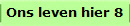 Ons leven hier 8