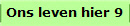 Ons leven hier 9